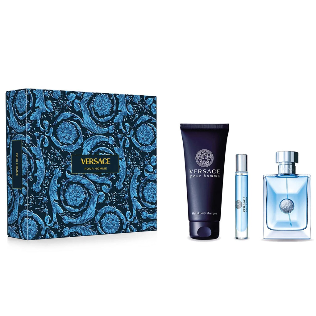 Versace Men's Pour Homme Gift Set Fragrances