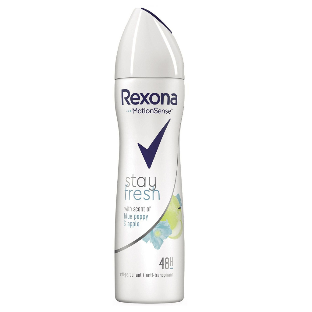 Rexona Deodorant Women Apple &amp; Blue Poppy Scent 150ML