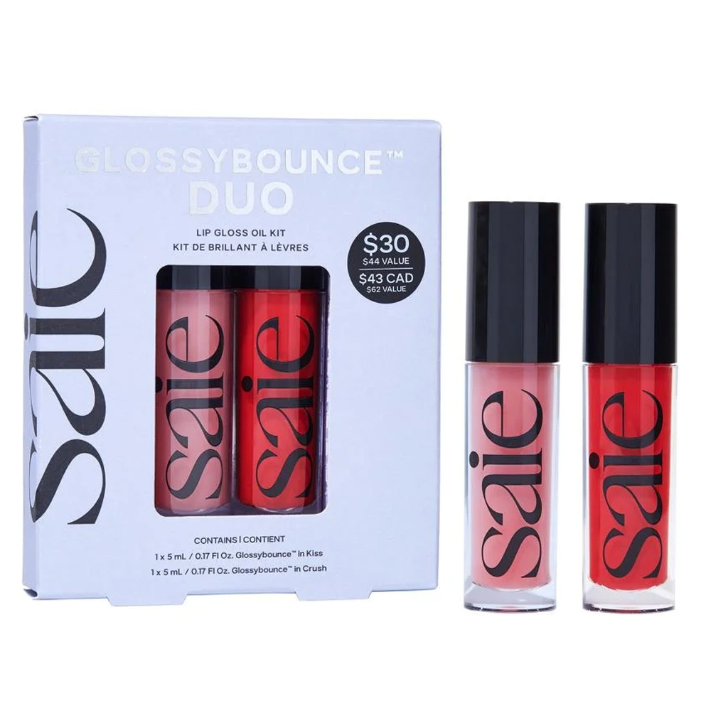 Saie Glossybounce Lip Gloss Oil Duo
