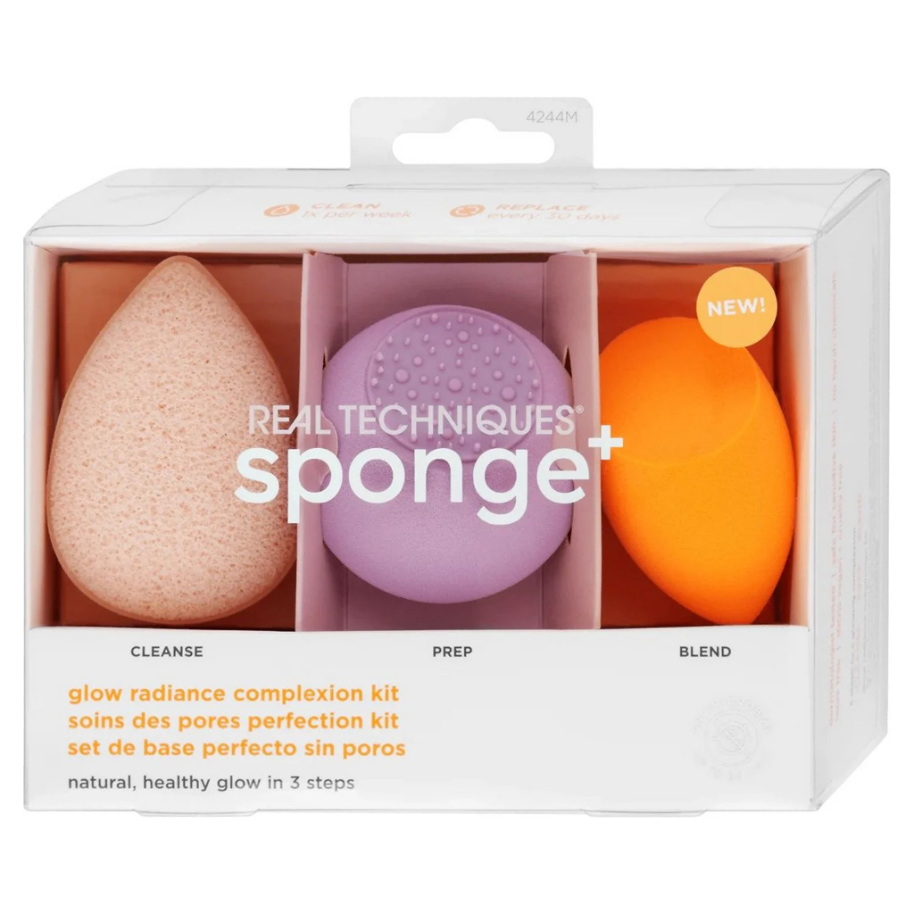 Real Techniques Sponge set Glow Radiance Complexion Kit