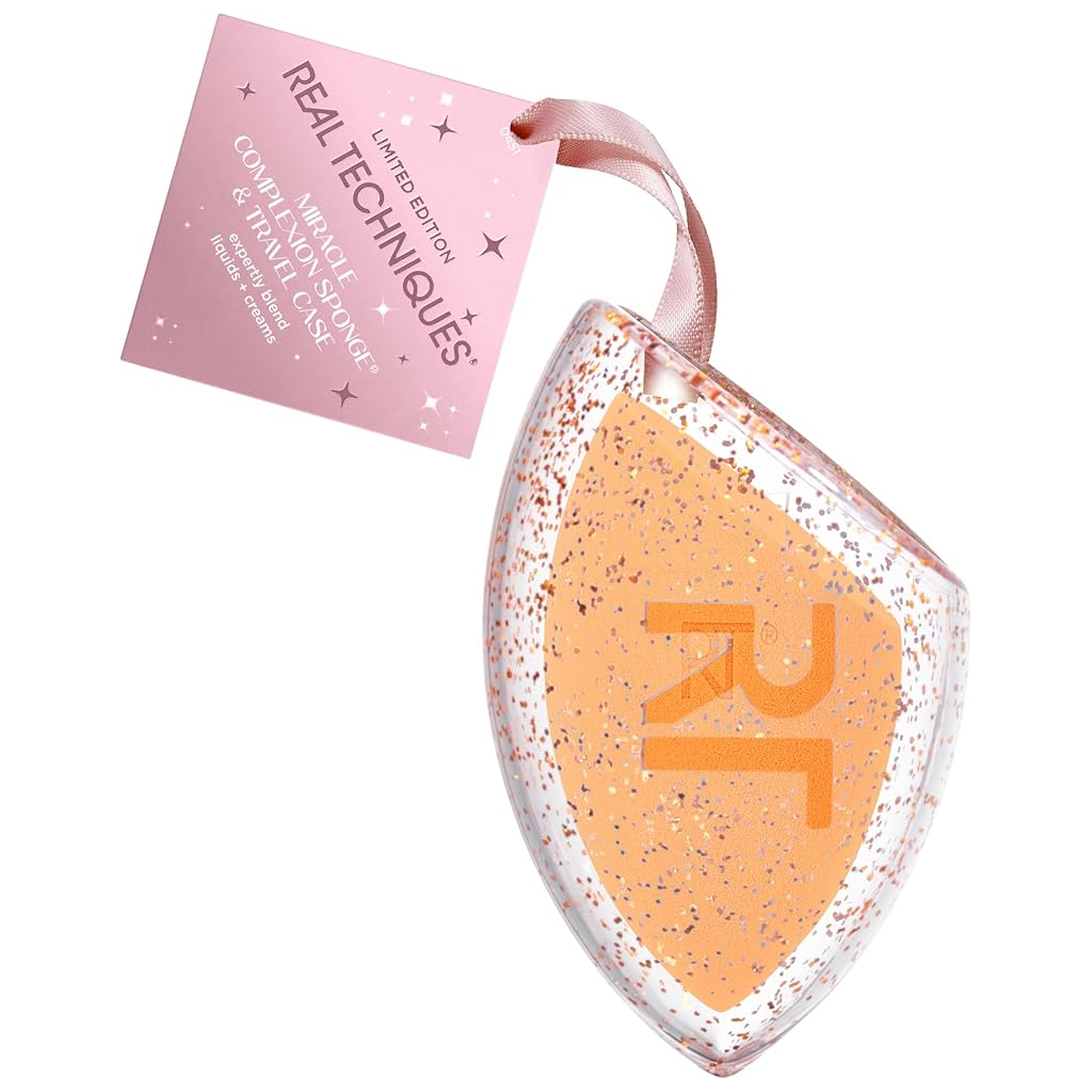 Real Techniques Miracle Complexion Sponge And Travel Case Ornament