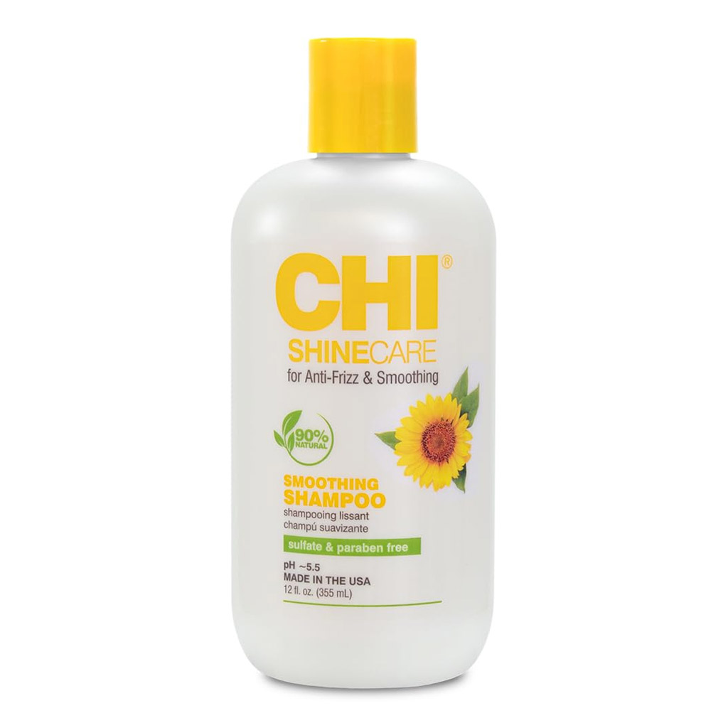 CHI ShineCare Smoothing Shampoo, Transforms Dull Hair Adding Instant Shine And Hydration12 Oz