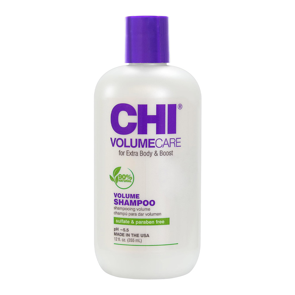 CHI VolumeCare Volumizing Shampoo, Increases Volume on Thin, Fine, or Flat Hair, Balances Moisture, Sulfate 12 Oz