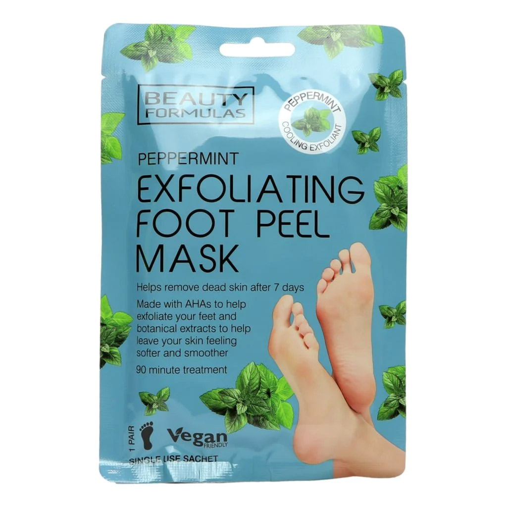 Beauty Formula Peppermint Exfoliating Foot Peel Mask 1pk