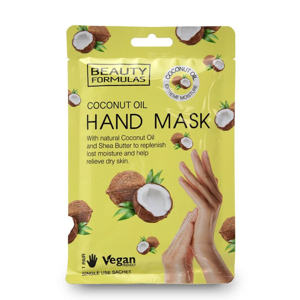 Beauty Formula Coconut Oil Hand Mask 1pk