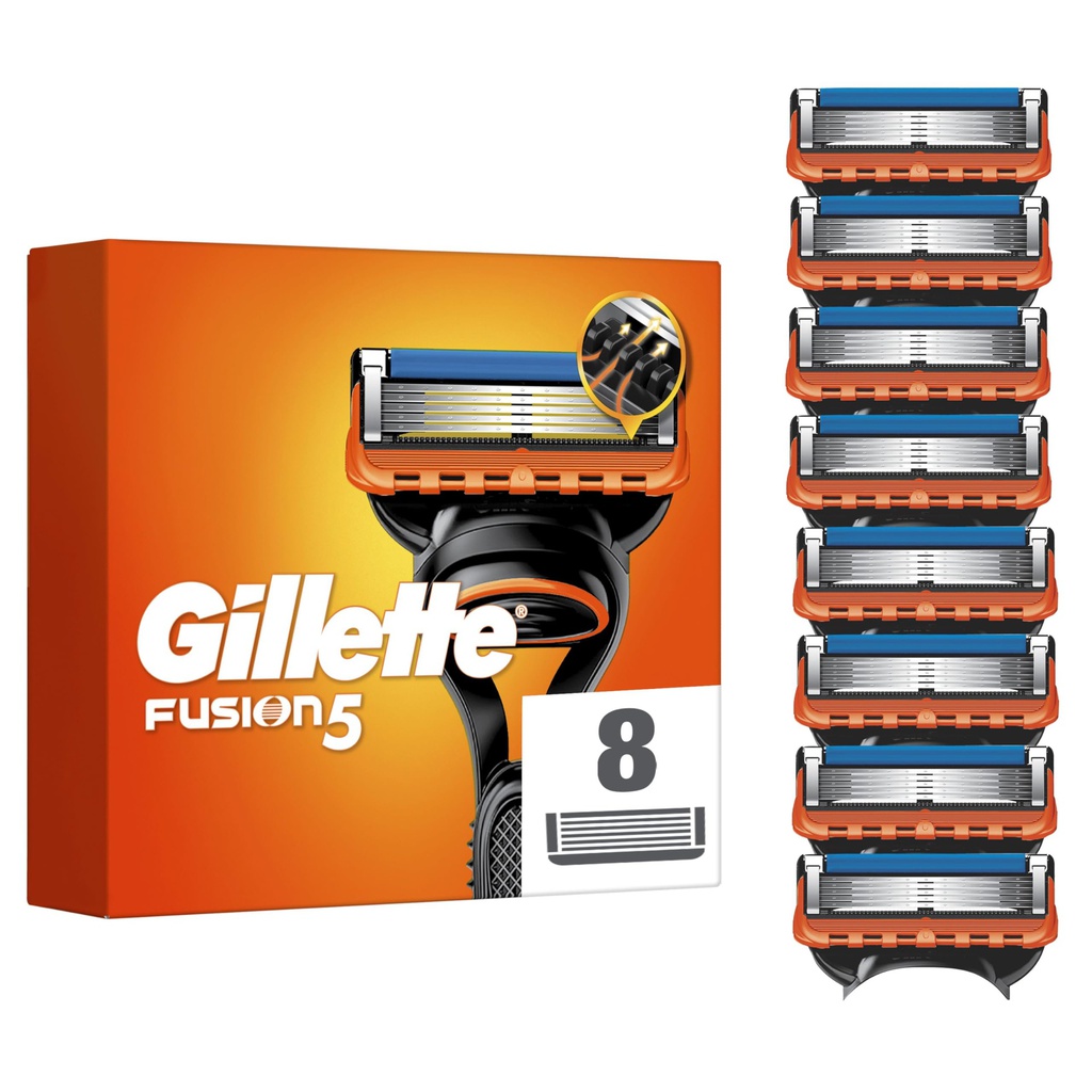 Gillette Fusion5 Razor Blade Refill Cartridges 8 Pack