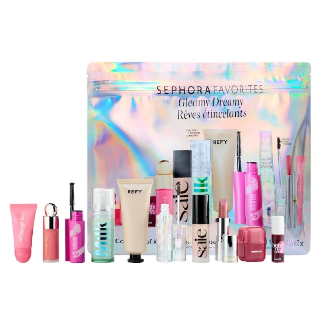 Sephora Favorites Gleamy Dreamy Makeup Value Setسيفورا مجموعة مكياج جليمي دريمي - 10 قطع