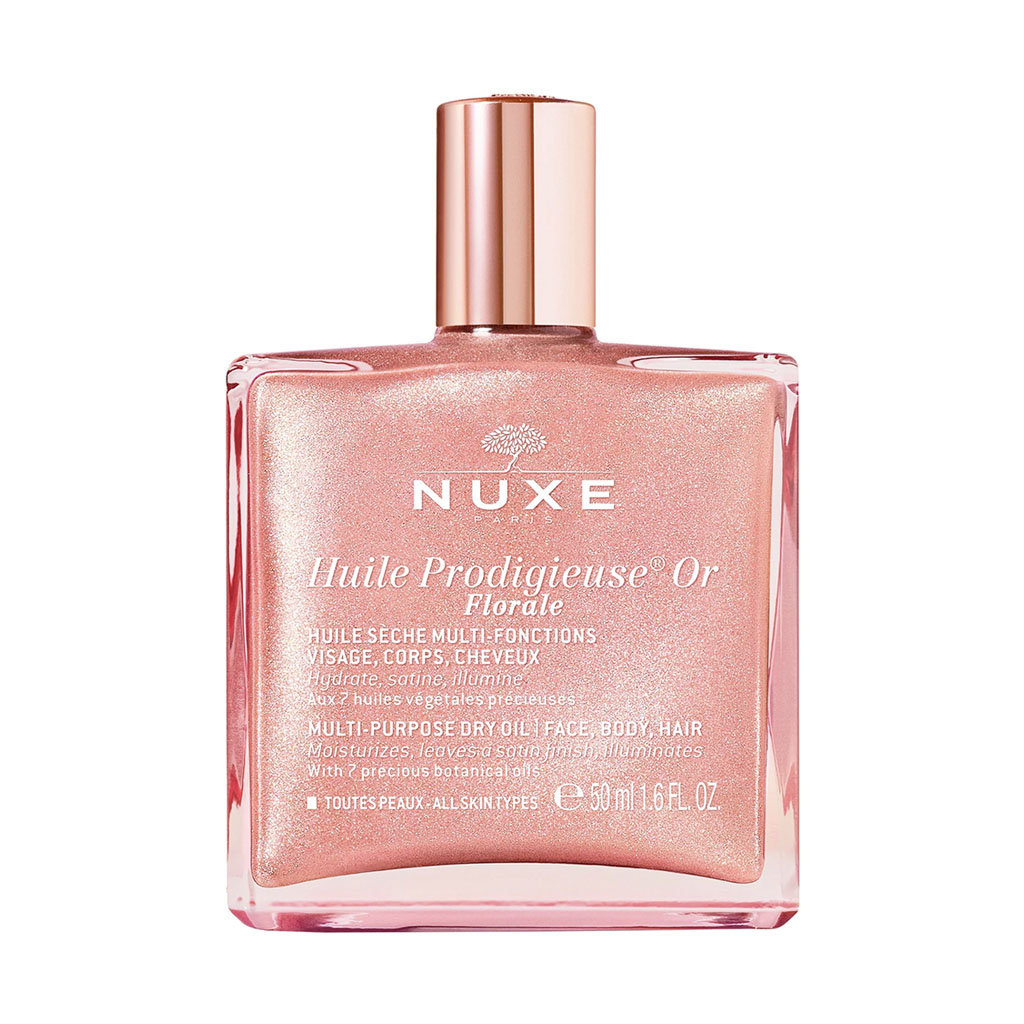 Nuxe Huile Prodigieuse Or Florale Multi-Purpose Dry Oil for Face, Body &amp; Hair, 50ml