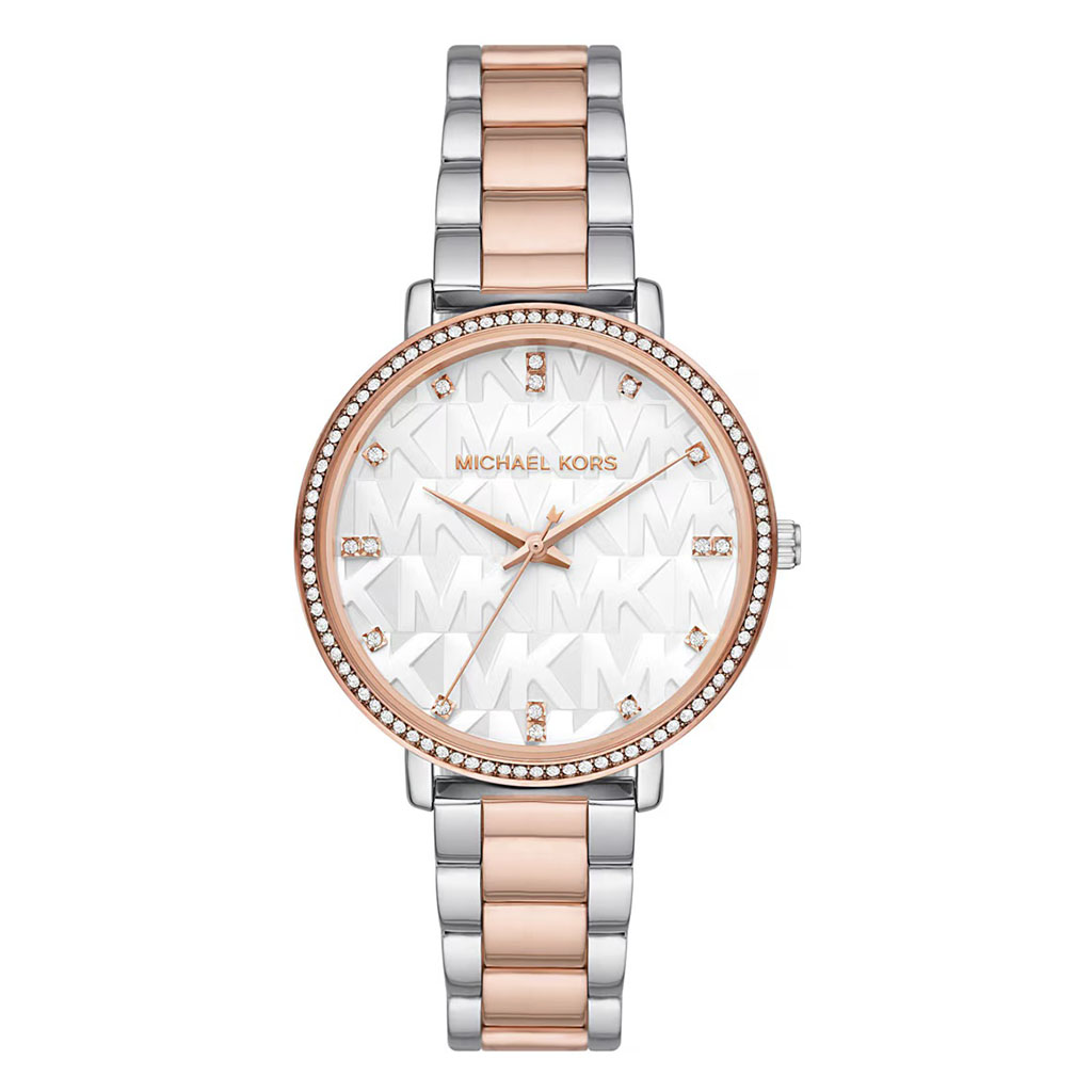 Michael Kors Pyper Quartz Crystal White Dial Ladies Watch Item No. MK4667