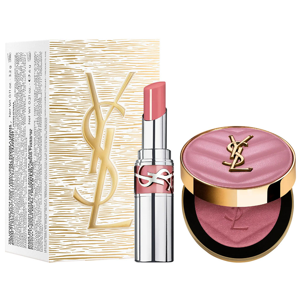 Yves Saint Laurent MAKE ME BLUSH &amp; LOVESHINE LIP OIL STICK HOLIDAY GIFT SET