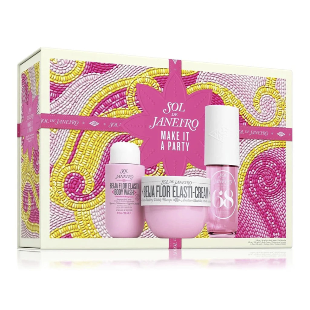 SOL DE JANEIRO MAKE IT PARTY BEIGA FLOR BODY ROUTINE SET