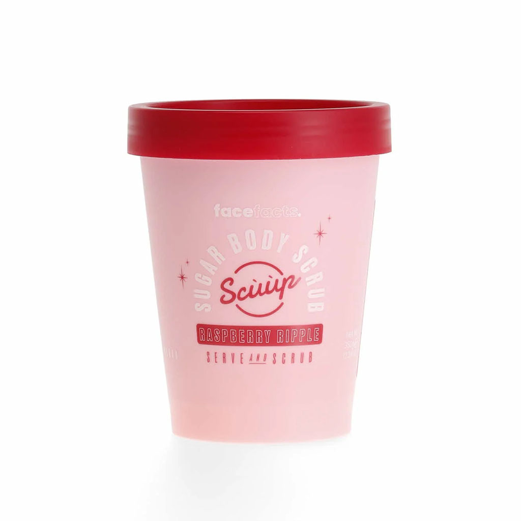 Face Facts Raspberry Ripple Sugar Body Scrub –  350g - مقشر الجسم بالتوت