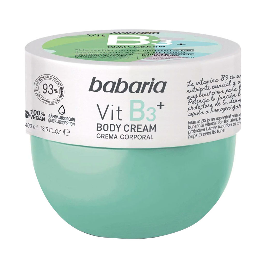 كريم للجسم بفيتامين B3 للبشرة الحساسة Body Cream Vitamin B3 for Sensitive Skin