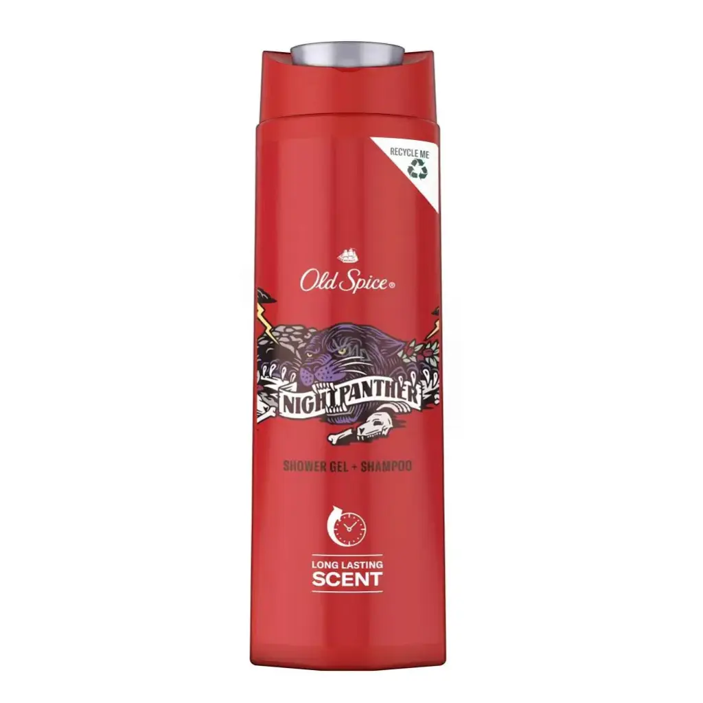 Old Spice Night Panther 2in1 shower gel and shampoo for men 400 ml