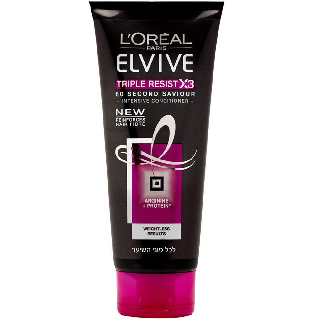 LOREAL ELVIVE hair treatment Triple Resist 200ml Conditioner