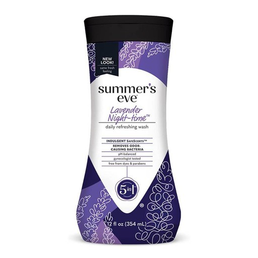 Summer's Eve Night-Time Sensitive Skin Cleansing Wash, Lavender 354ML