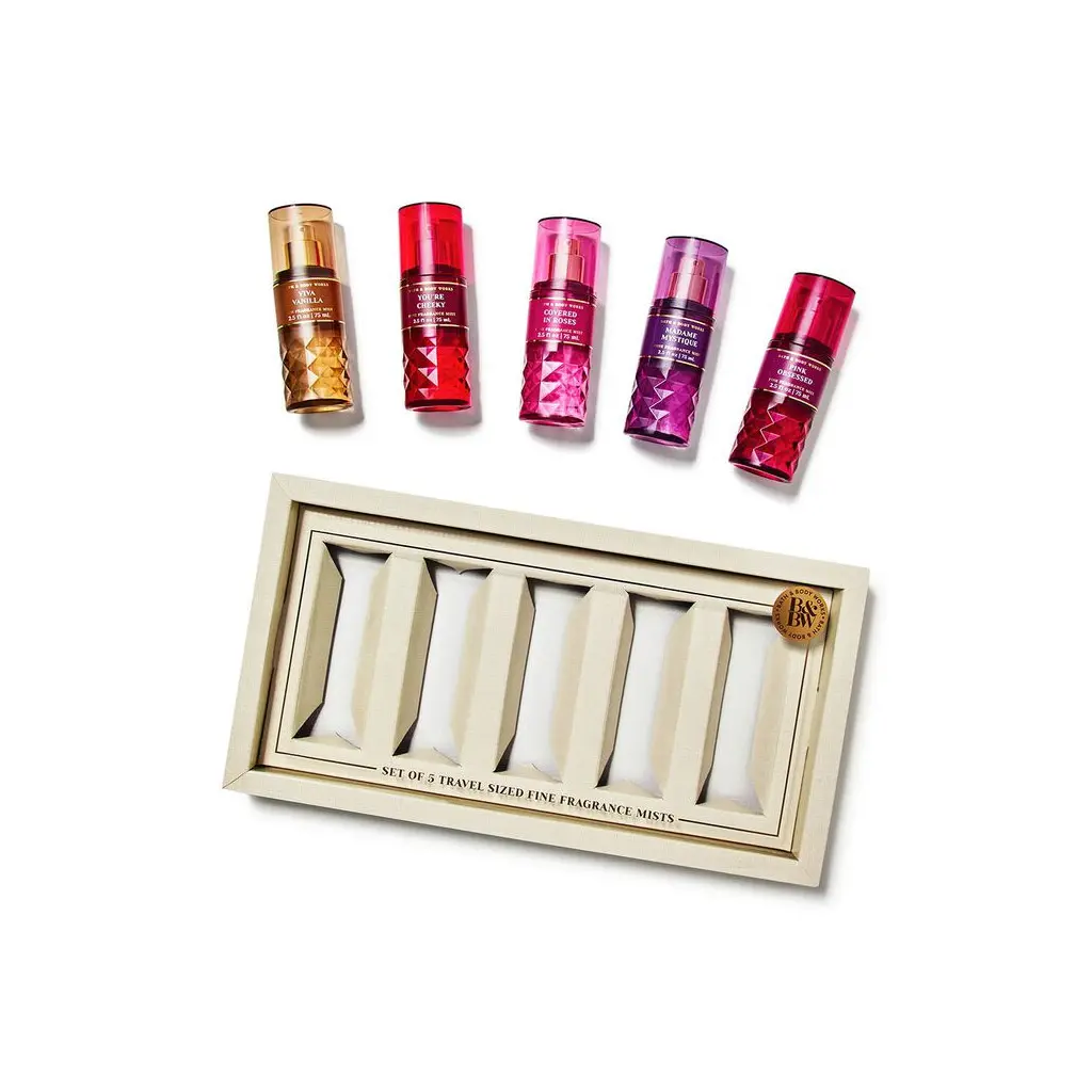 Bath & Body Works Set Of 5 Travel Sized Fine Fragrance Mist 236ml