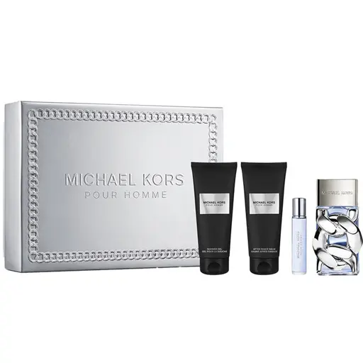 Michael Kors Pour Homme Set 100ML EDP + After Shave+ Shower Gel+ 10ML for Men