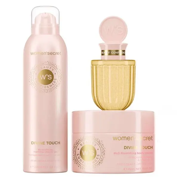 Women'Secret Divine Touch Shower gel 200ml + Body Cream 250ml + Body Oil 100ml