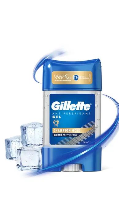 Gillette Antiperspirant Gel Champion Gold - 70 ml 