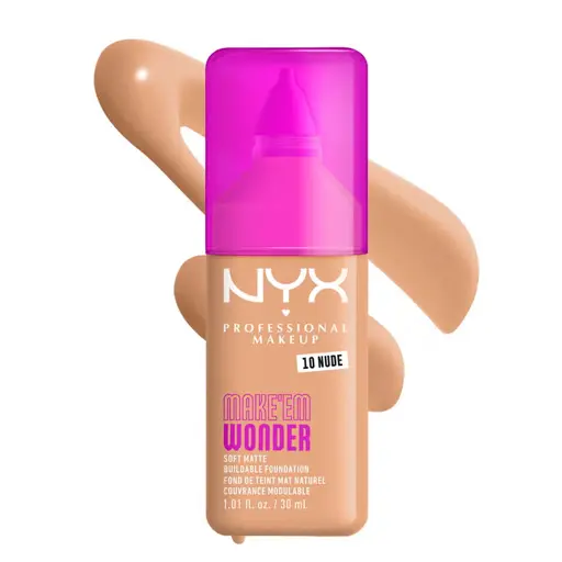 NYX Professional Makeup Make 'EM Wonder, 24H Soft Matte Foundation