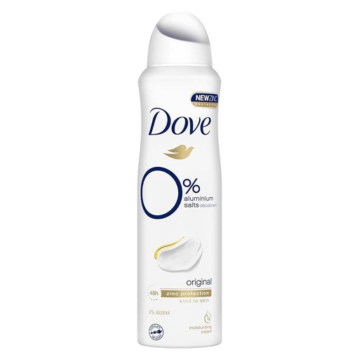 Dove Original 0% Aluminium Salts Antiperspirant 150ml