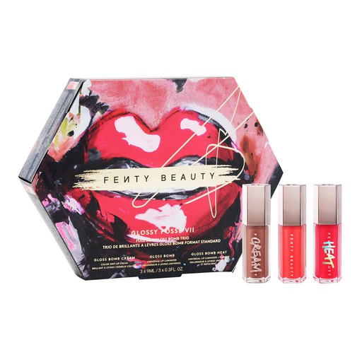 FENTY BEAUTY by Rihanna Glossy Posse VII Full-Size Gloss Bomb Trio