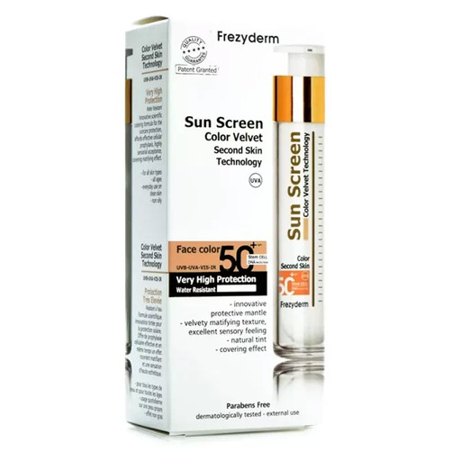 Frezyderm Sun Screen Velvet Face Color Spf50+ 50ml