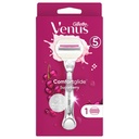 Gillette Venus Comfortglide Sugarberry Women's Razor with 1 Razor Blade, 5 Blades for a Smooth, Close, Long Lasting Shave