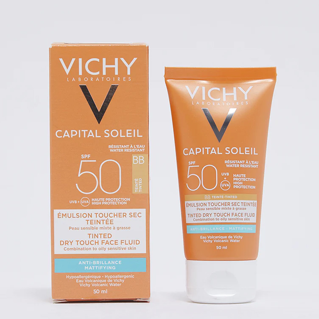 Vichy Ideal Soleil Spf50 Combination To Oily Sensitive Skin (50ml)