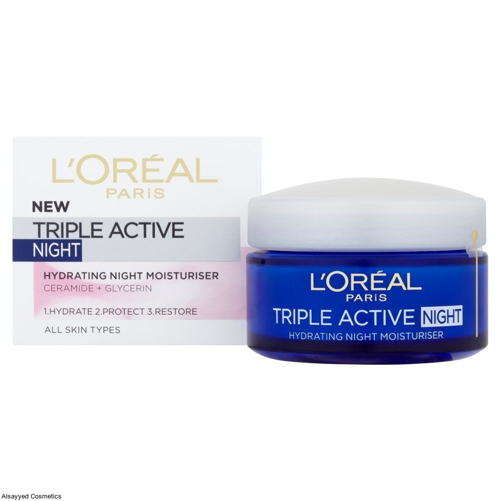 Loreal Paris Triple Active Night Moisturiser All Skin (50ml)