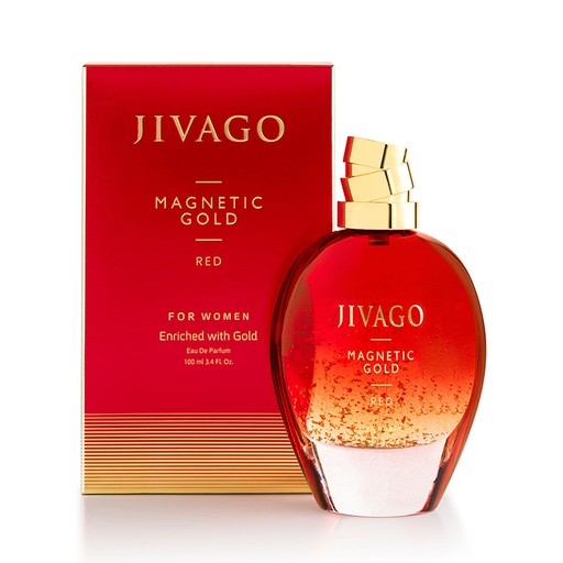 JIVAGO MAGNETIC GOLD RED EDP 100ML FOR WOMEN
