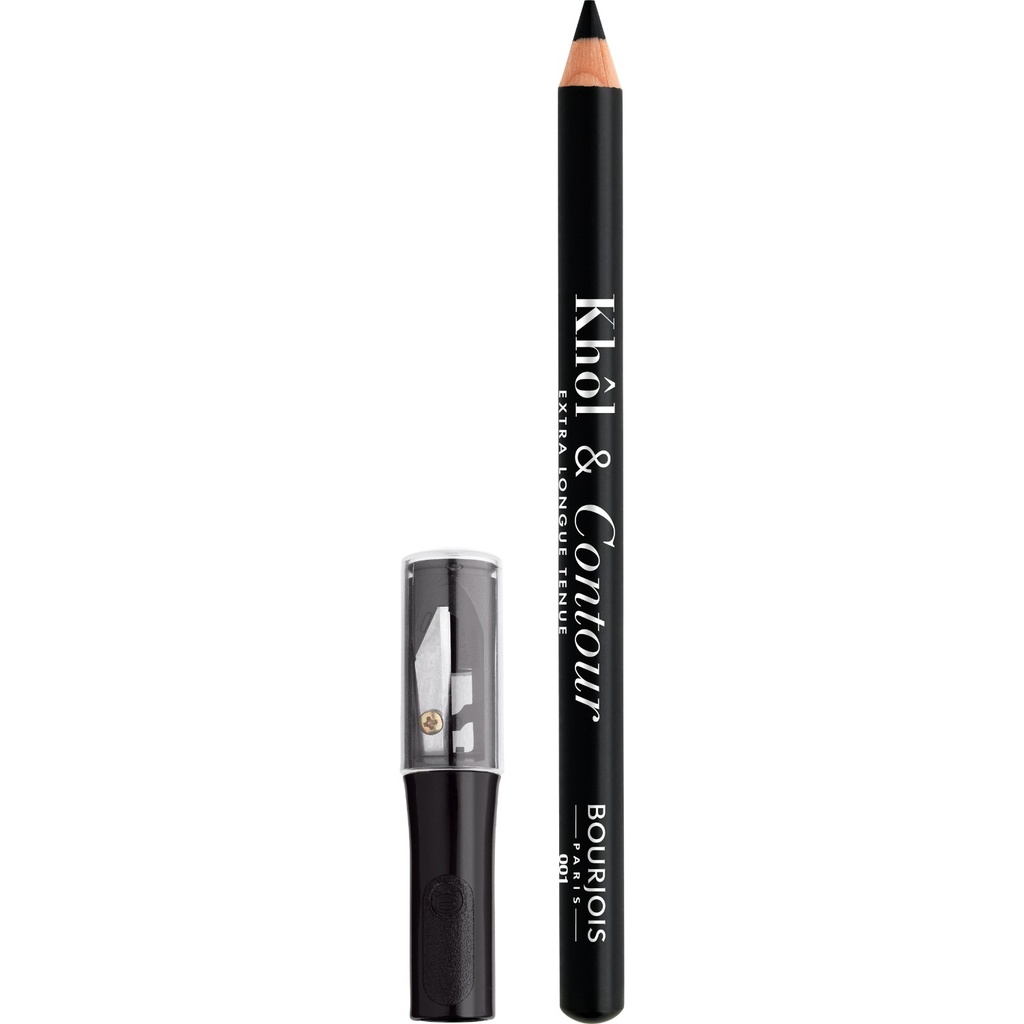 BOURJOIS EYE LINER KHÔL &amp; PENCIL SHARPENER BLACK 001