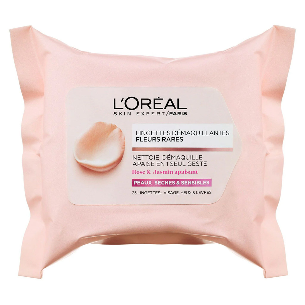 LOREAL RARE FLOWERS MAKEUP REMOVER WIPES