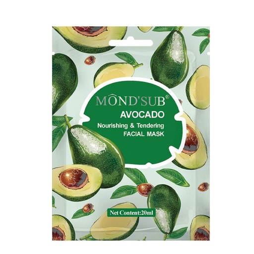 MOND'SUB Avocado Nourishing and Tendering Facial Mask
