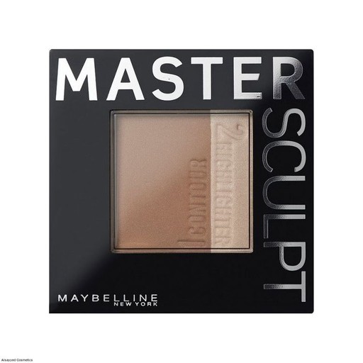 Maybelline - Polvo matificante de contour Master Sculpt 02 Medium Dark