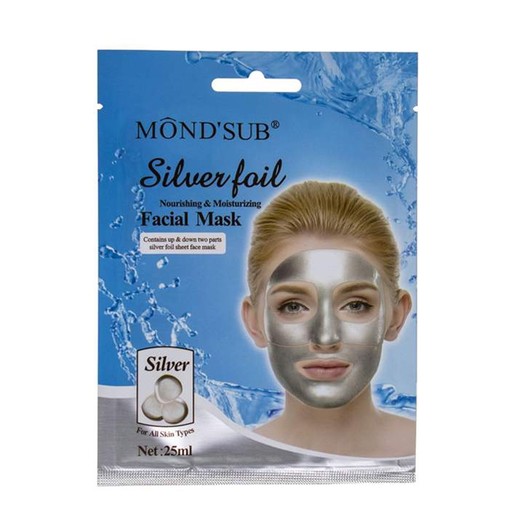 Mond'Sub Silver Foil Nourishing & Moisturizing Facial Mask