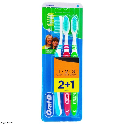 Oral-B Natural Fresh 2+1