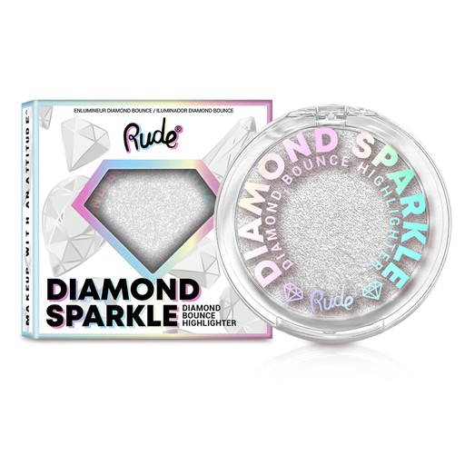 [38196] Rude Diamond Sparkle Diamond Bounce Highlighter - Pearl