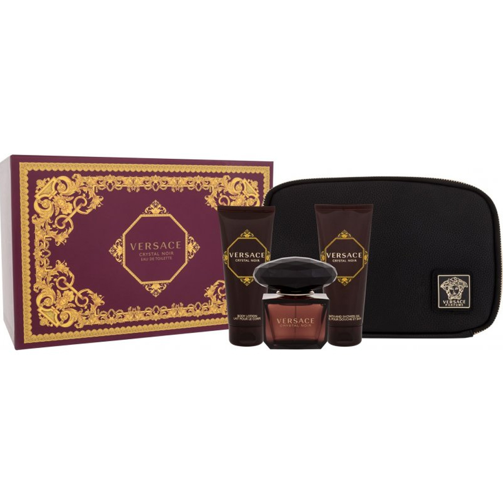 Versace crystal noir gift set hot sale