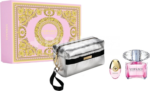 VERSACE BRIGHT CRYSTAL SET (90ML + 10ML) EDT بكج فيرزاتشي برايت كرستال