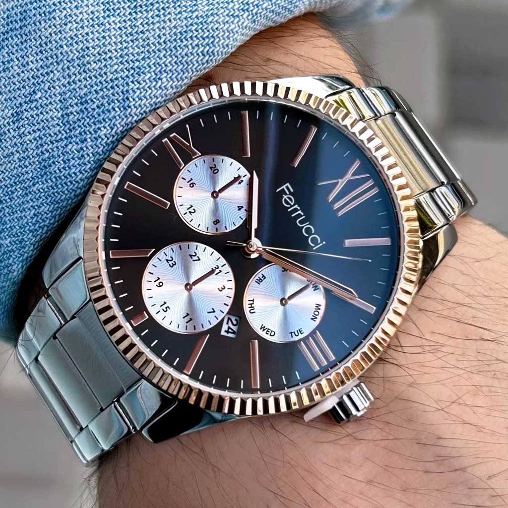 Ferrucci Men Watch 12926tm03 AlSayyed Cosmetics Makeup Skincare Fragrances and Beauty