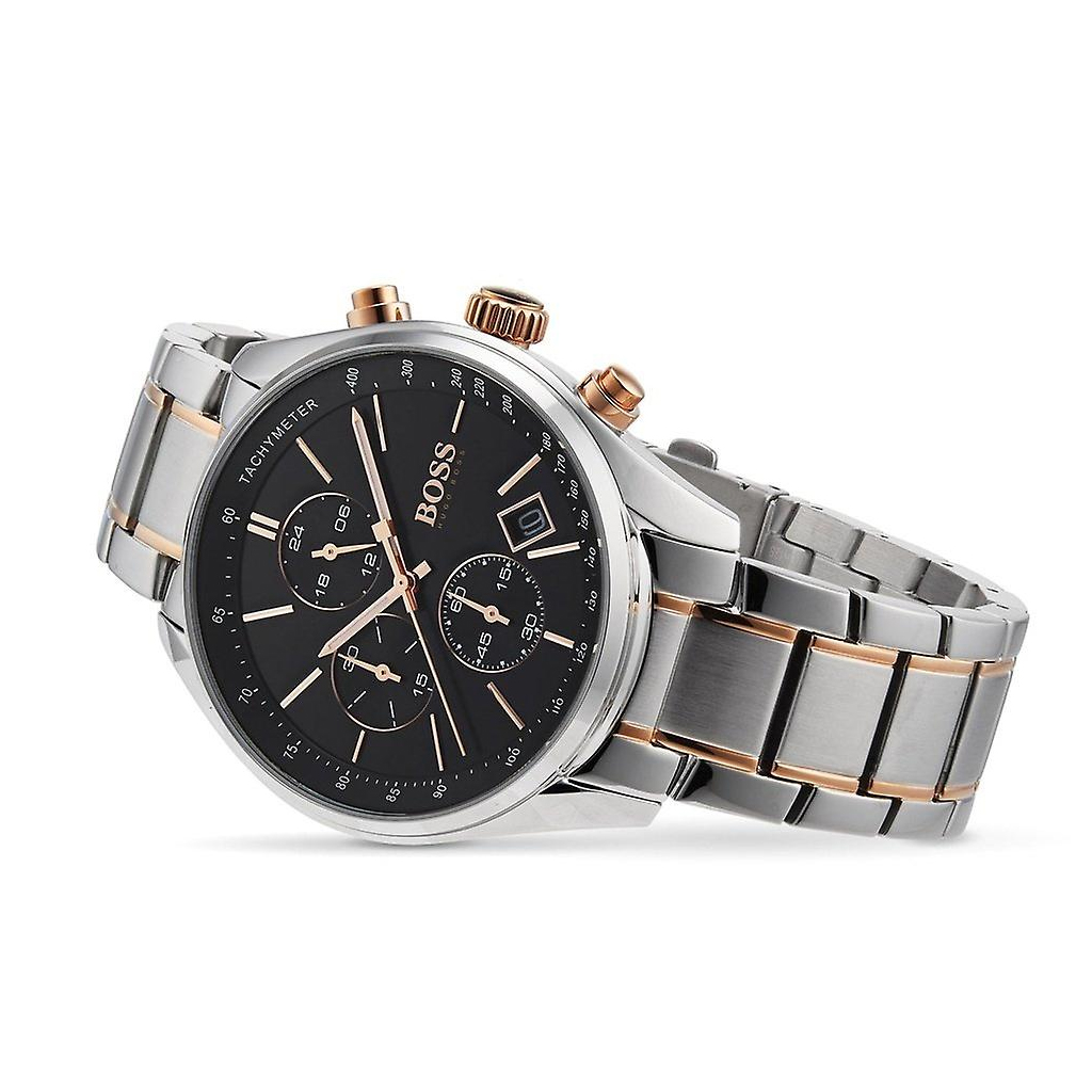 Hugo Boss Grand Prix Chronograph Quartz Black Dial Men s Watch Item No. 1513473 AlSayyed Cosmetics Makeup Skincare Fragrances and Beauty