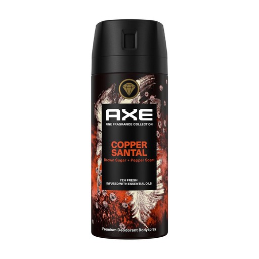 Axe Men Spray Deodorant Premium Copper Santal 150ml