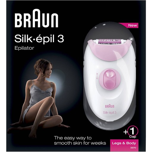 BRAUN SILK EPIL 3 EPILATOR + 1 HEAD