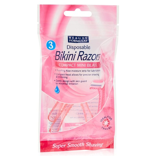 Beauty Formulas - 3 Disposable razors for Bikini area