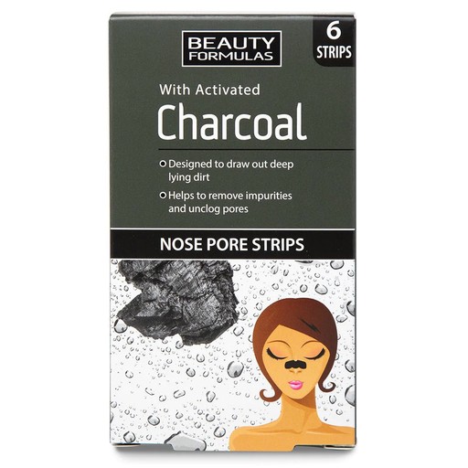 Beauty Formulas - Cleansing Nose Pore Strips - Charcoal