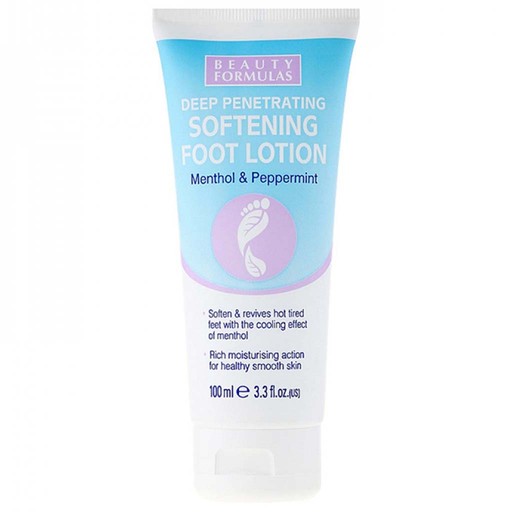 Beauty Formulas Softening Foot Lotion With Menthol & Peppermint 100ml