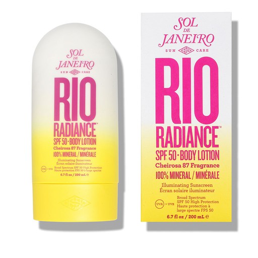 Sol de Janeiro Rio Radiance Sunscreen Lotion 100% Mineral UVA/UVB Broad Spectrum SPF 50