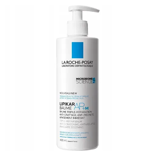 La Roche Posay Lipikar Baume Lotion AP+m For Ezcema Skin, Safe for Babies, 400 ML كريم ليبيكار باوما الإصلاح الثلاثي أب+م من لاروش بوزيه - 400 مل